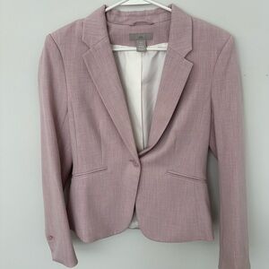 COPY - H&M pale pink fitted blazer